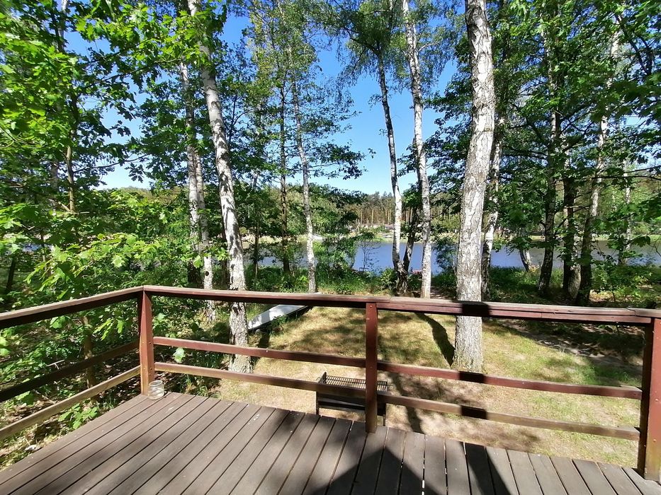 Domek Milena w Turawie z linią brzegową