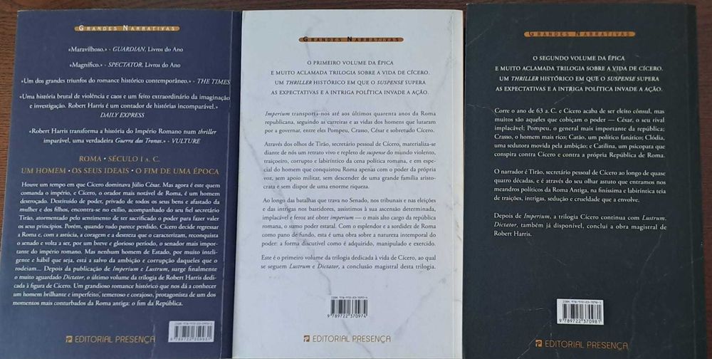 Imperium / Lustrum / Dictator de Robert HArris