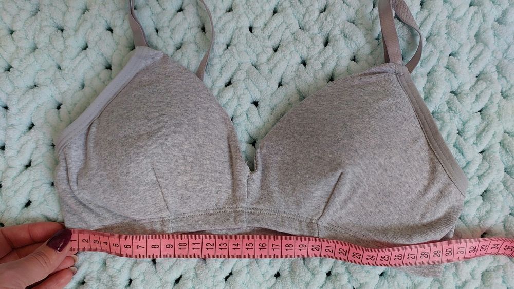 Бюстгалтер, топ сірий S/M