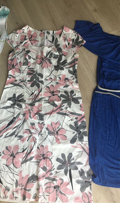2 sukienki  letnie za kolano