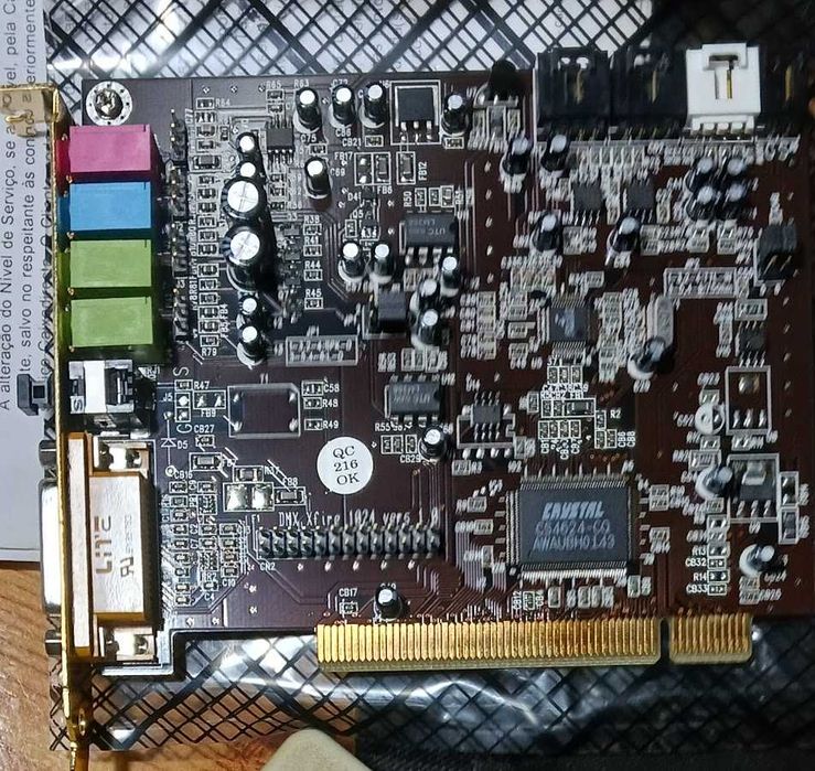 Placa de Som PCI  TERRATEC DMX X fire