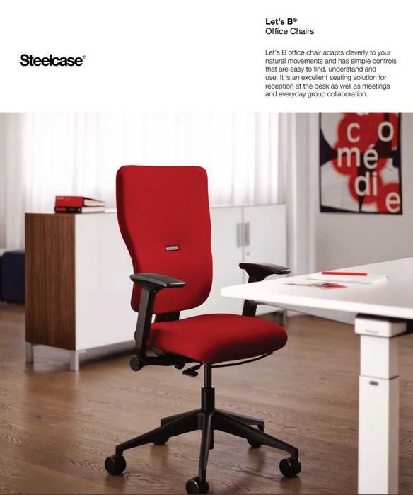 Cadeira Escritório Steelcase Lets B