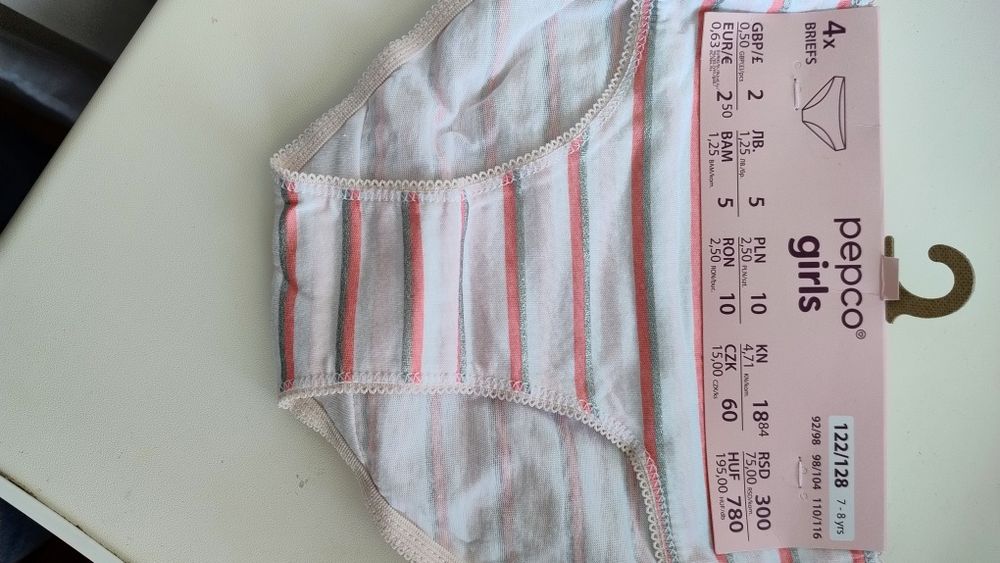 Труси дитячі на дівчину