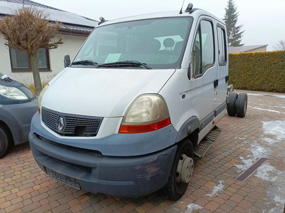 Renault Mascott Mascot Maskot kanapa tył 4osoby ławka pasażera  klimatyzacja felga koło resor tył 4 pióra uchwyt mocowanie resora zbiornik paliwa zwrotnica piasta wał napedowy zegary skrzynia biegów cześci silnika i inne