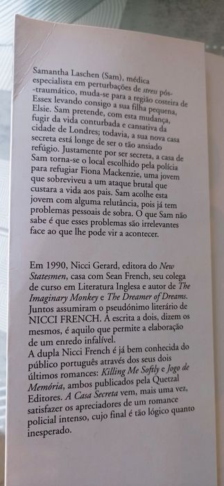 Livro "A Casa Secreta"