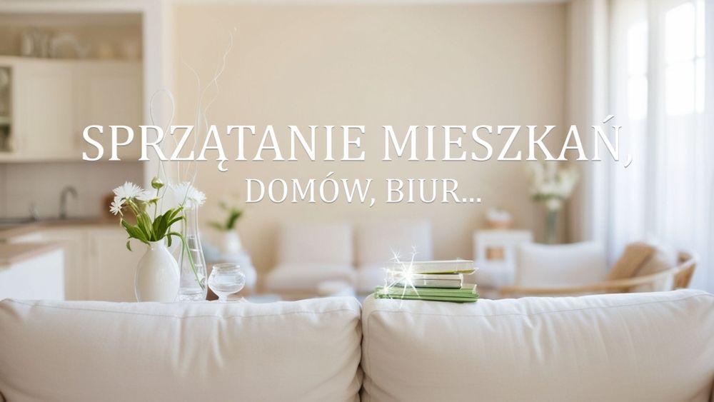 ** Zrób miejsce na spokój! ** sprzątanie, pomoc w domowych obowiązkach