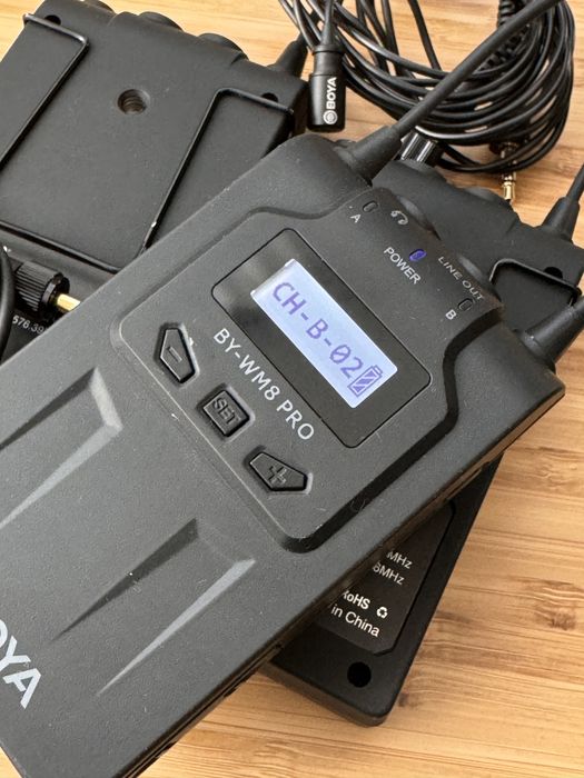Kit Microfone Wireless Boya BY-WM8 Pro-K2