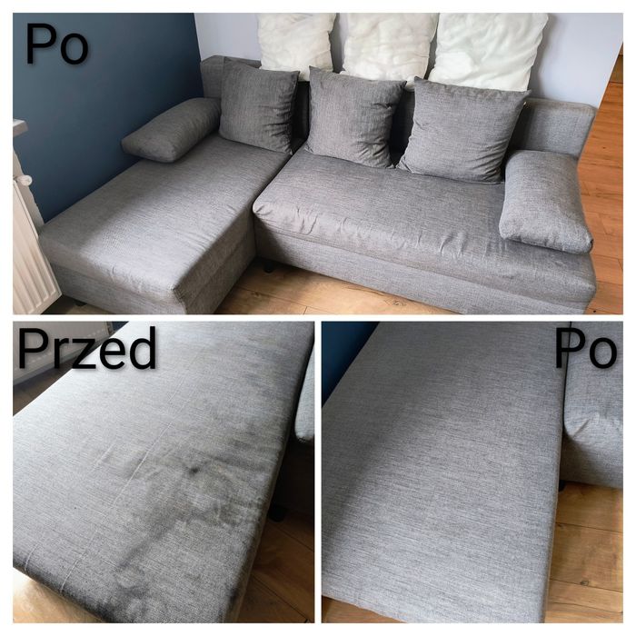 Pranie tapicerki. Tanio i pewnie! Firma GLANC!