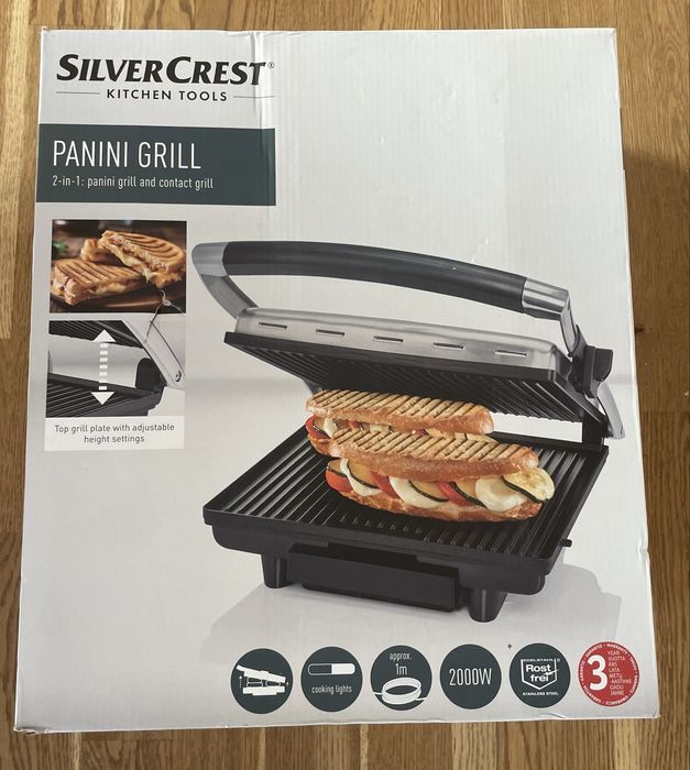 Opiekacz do Panini i grill kontaktowy 2w1 NOWY