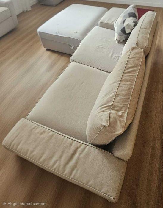 Sofa +  footstool