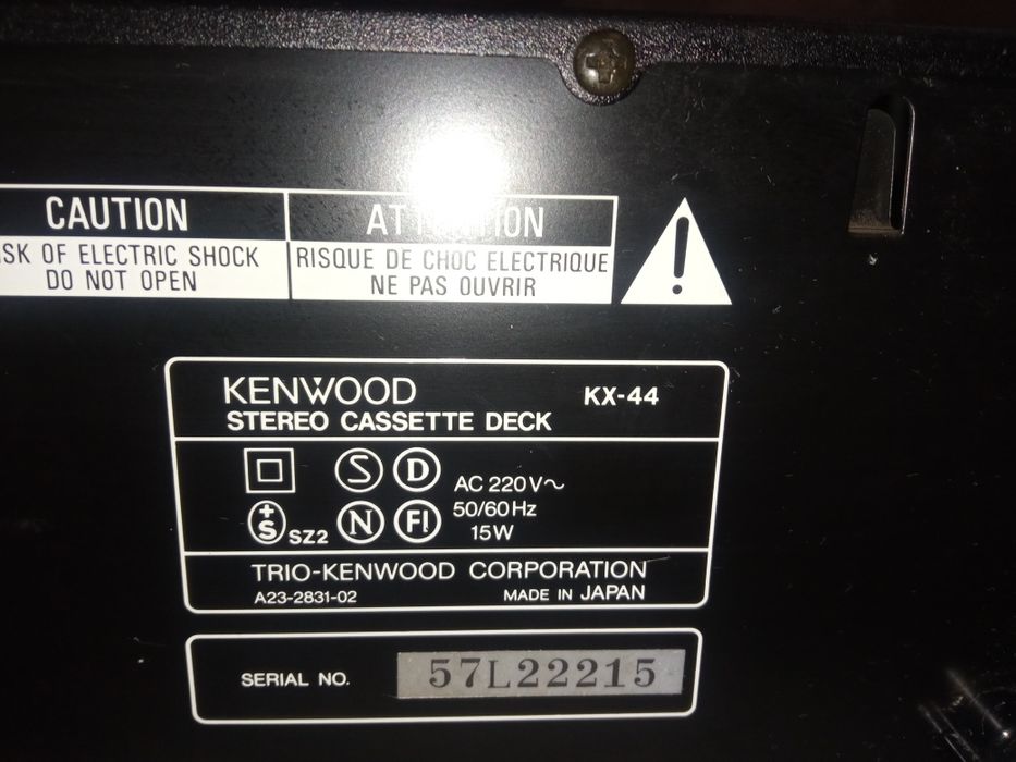 Kenwood KX-44-Magnetofon kasetowy deck .