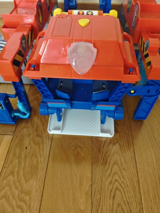 Garagem brinquedo patrulha pata