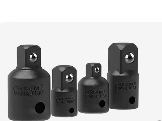 Нобор 4шт адаптерів ударних перехідників гайковерт трещотка1/4 3/8 1/2