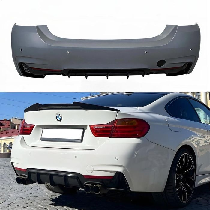 Задний бампер M ПАКЕТ BMW 4 Series F32 F33 F36 2013-2020 бампер в сборе  бмв