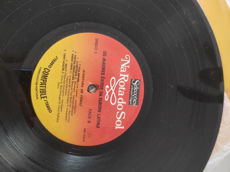 Disco Vinil Na Rota do Sol - Aventura de Férias