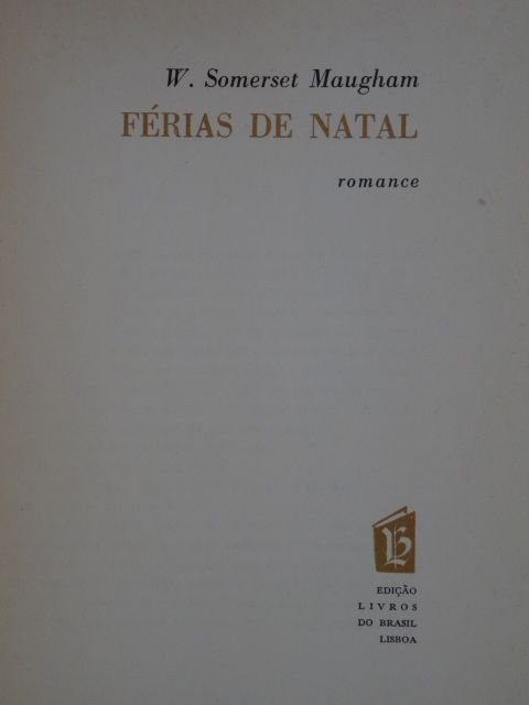 Férias de Natal de William Somerset Maugham