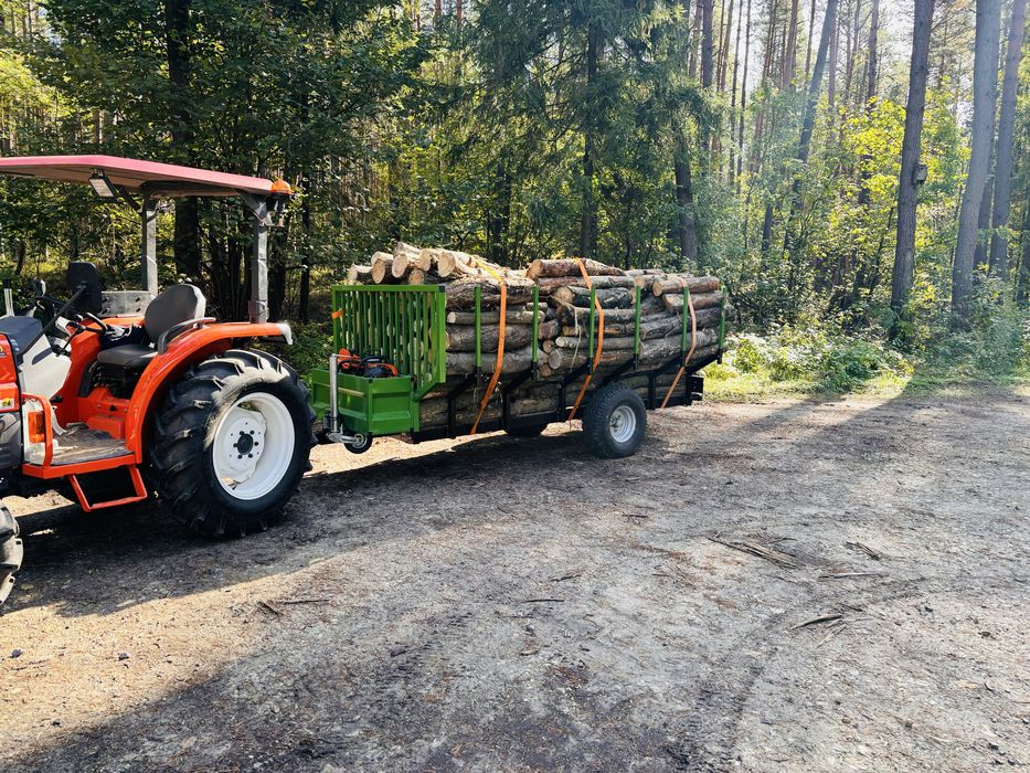 Wóżek sadowniczy ogrodniczy na działke mini przyczepa leśna