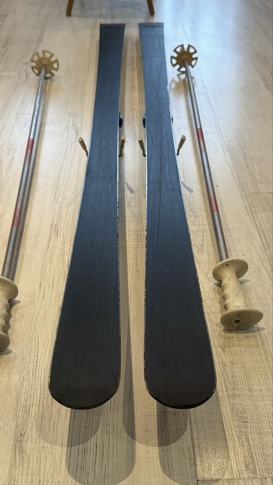 Narty SALOMON X-Free 600  wiązania Salomon kijki  190 cm