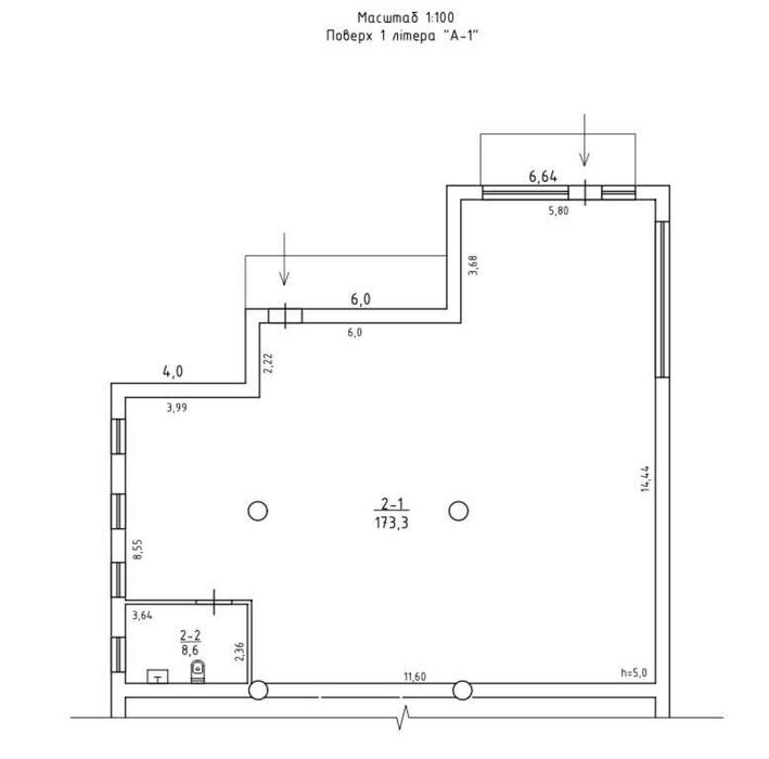 Приміщення біля зупинки по вул. Залізняка (Громова)