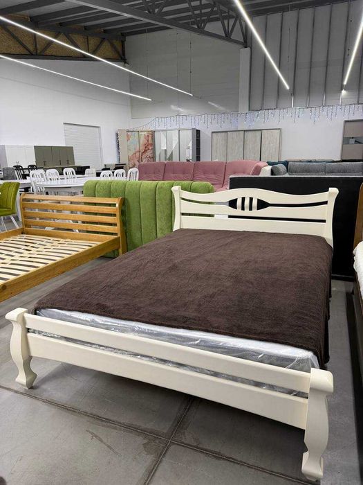 Ліжко Даллас 140×200 у кольорі ваніль