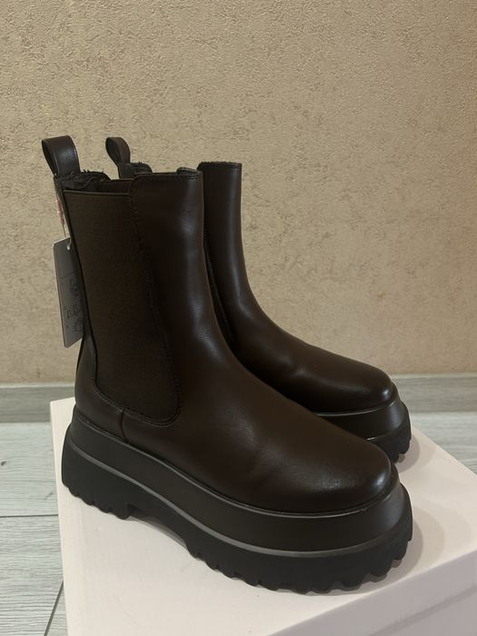 Челсі шкіряні коричневі