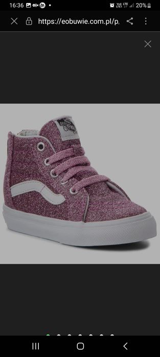 Tenisówki Sneakersy Vans off the Wall r. 34,5 cm