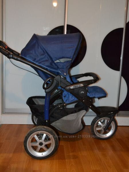 Коляска Peg-Perego GT3  2 в 1, прогулочный блок и люлька