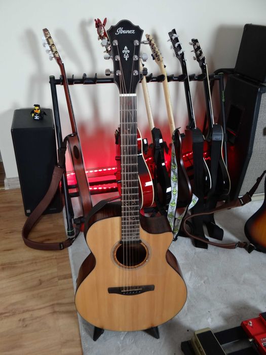 Gitara elektroakustyczna Ibanez AE325 + case, pasek