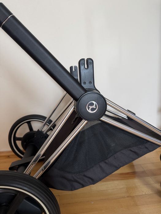Rama cybex e-priam elektryczny 4.0 black chrome