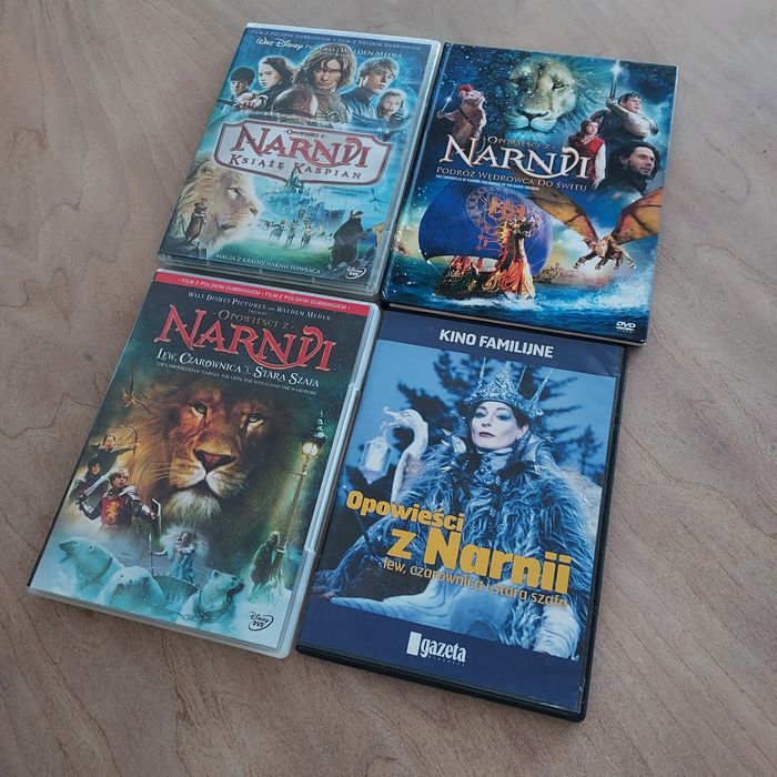 Opowieści z Narnii Podróż wędrowca Książę Kaspian dvd