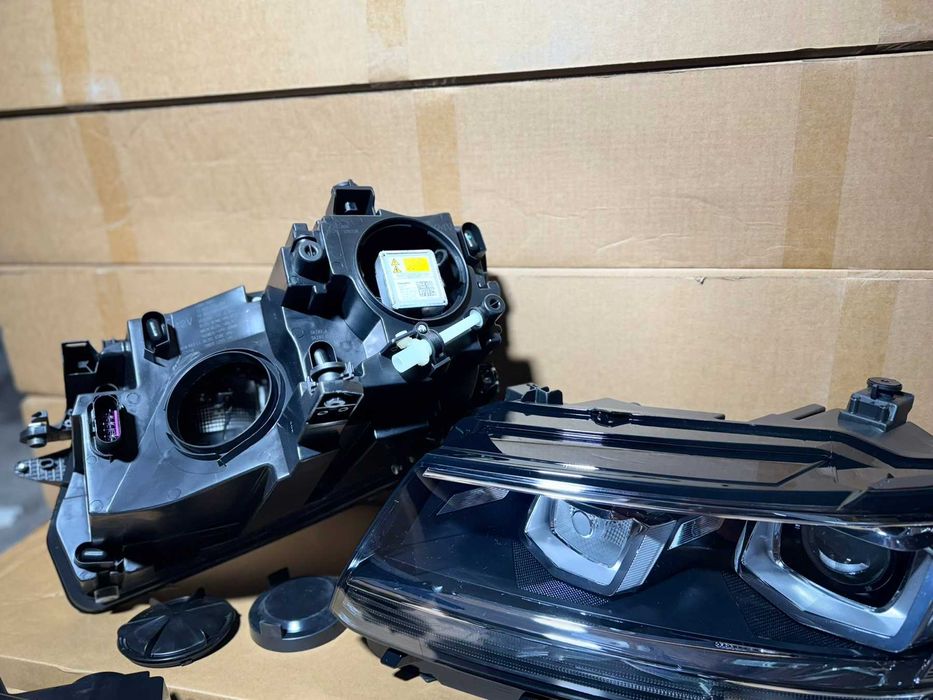 Фары ксенон лінза Volkswagen Tiguan 2017 - 2020 Тигуан  ПТФ Фара XENON