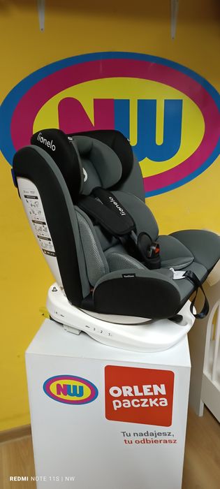 Nowy obrotowy fotelik samochodowy do 36 kg