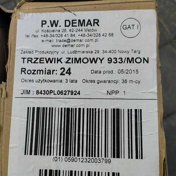 Buty wysokie Kontrakt wojskowy 26 i 24 tj 40 i 39 czarny