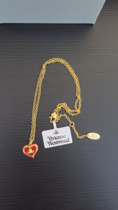 Прикраса Vivienne Westwood кулон серце. Срібний, золотий