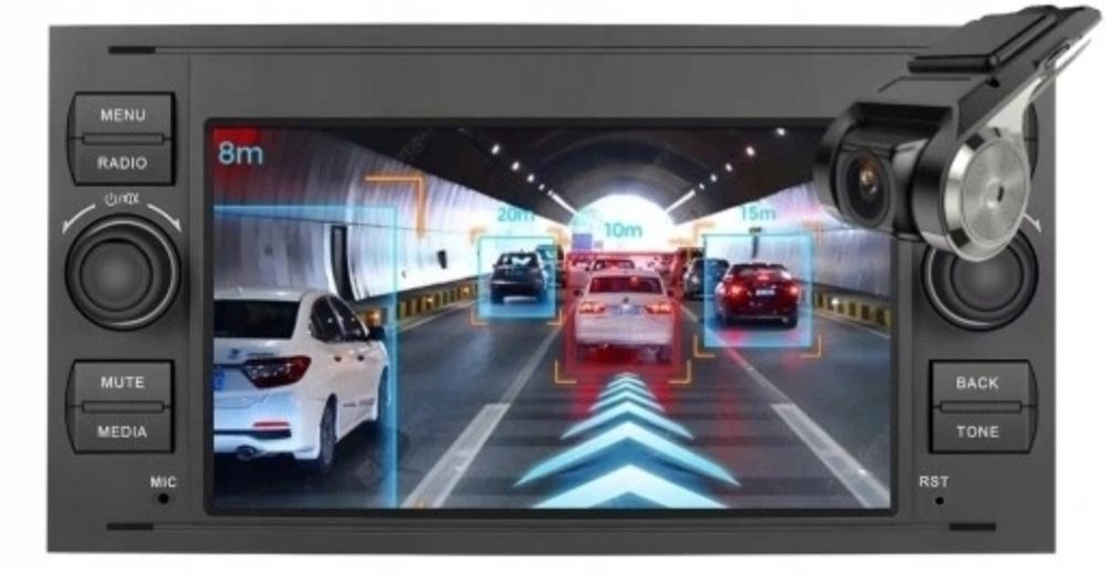 Radio GPS Android Ford Focus Kuga S-MAX C-MAX Carplay WIFI BT MP3 4GB