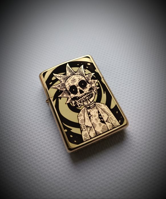 Новая оригинальная зажигалка Zippo Rick and Morty