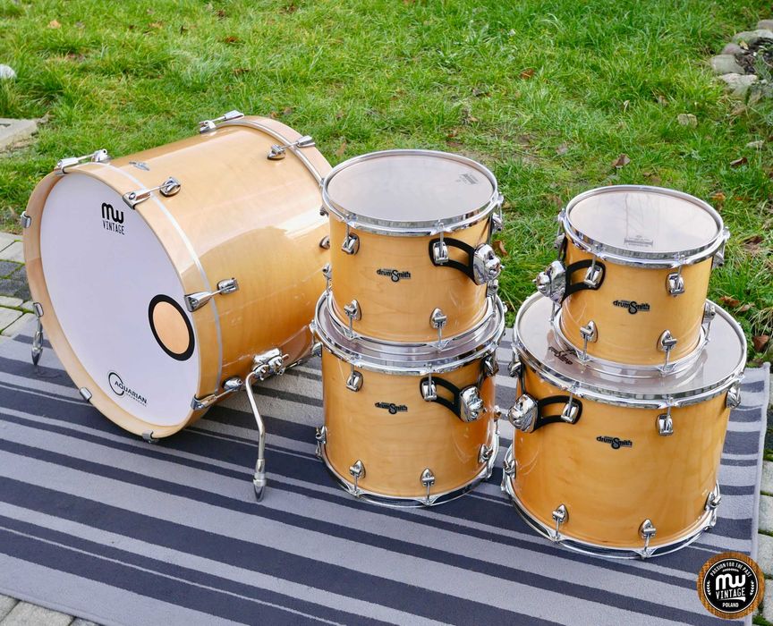 ‼️ Perkusja Ayotte DrumSmith 22”, 10", 12", 14”, 16” Natural ‼️