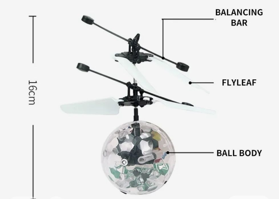 Helicóptero colorido