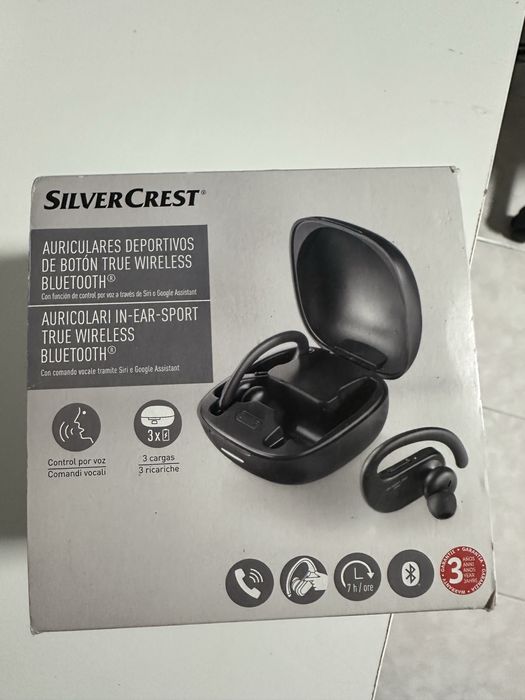 Fones de bluetooth da  marca do lidl