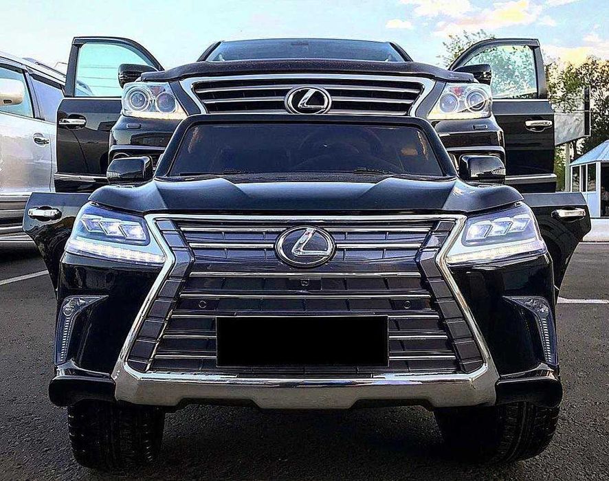 СКИДКА -20%! Детский электромобиль Lexus LX 570:  180W BLACK PAINT