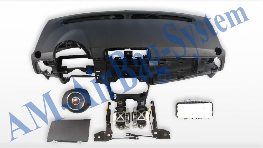 Fiat 500 Deska Poduszki Pasy AirBag Konsola Kokpit Regeneracja Naprawa
