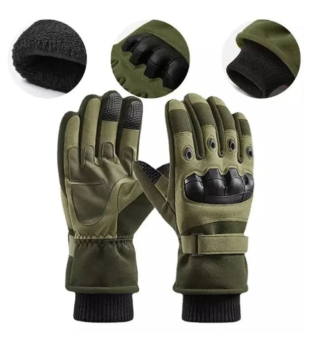 Зимові тактичні військові рукавиці/ перчатки утеплені М, Л, ХЛ