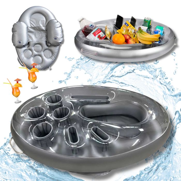 Minibarek dmuchany pływający z obciążnikami stabilizującymi do jacuzzi balii ogrodowej wanny spa