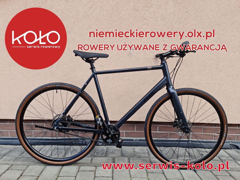 Rower męski CUBE HYDE RACE koła 28 na pasku shimano alfine 8 aluminium okazja jak nowy POLWCAM WYSYŁKA