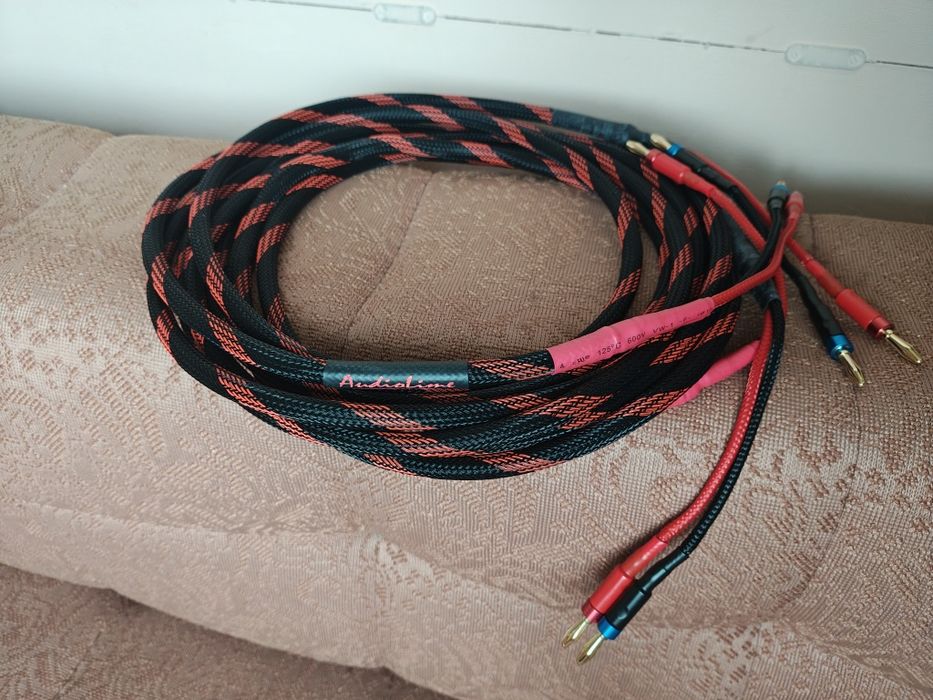 Kable głośnikowe AudioLime - 2 x 3m ( wtyki bananowe )