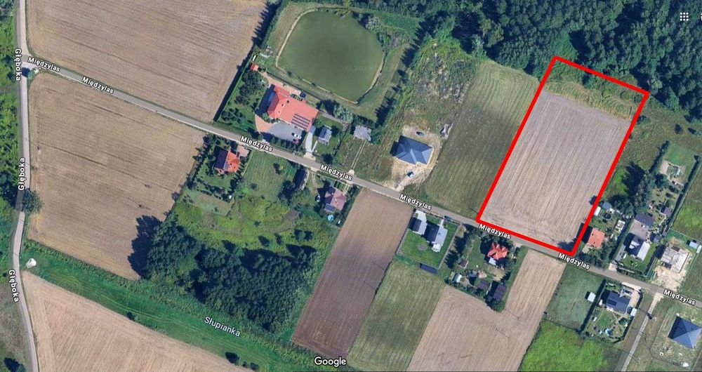 Działka rolno-budowlana, Płock ul. Międzylas, Borowiczki-Pieńki