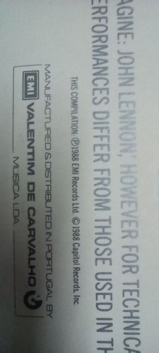 Disco vinil Imagine John Lennon