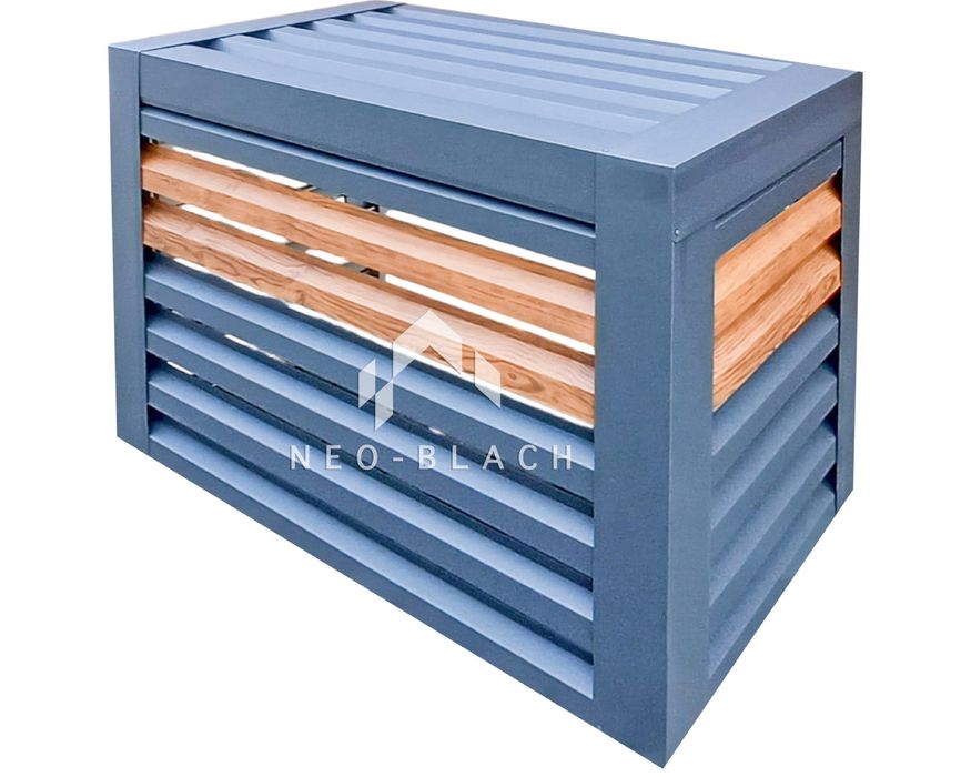 Osłona Klimatyzatora 90X50X70Cm Antracyt Zabudowa Klimatyzacji  Nb407