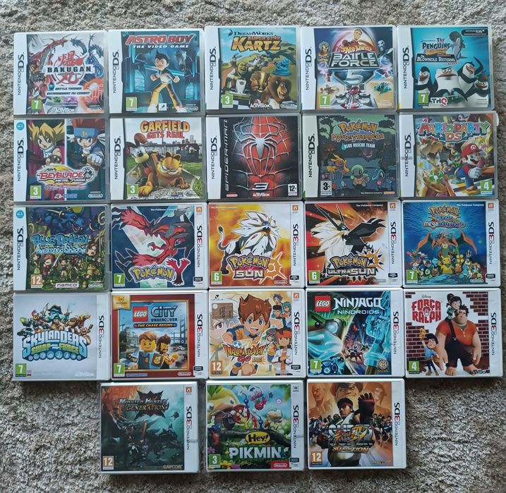 Jogos Nintendo DS e 3DS