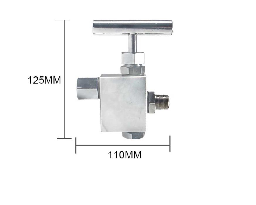 Голчастий кран 3/8 700 Бар